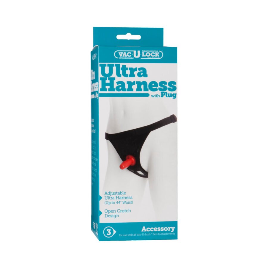 Vac-U-Lock – Ultra Harness – With Plug Black