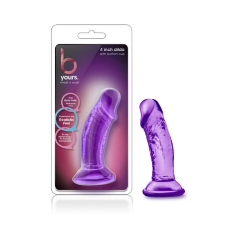B Yours Sweet n” Small 4 in. Dildo Purple