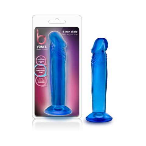 B Yours Sweet n” Small 6 in. Dildo Blue