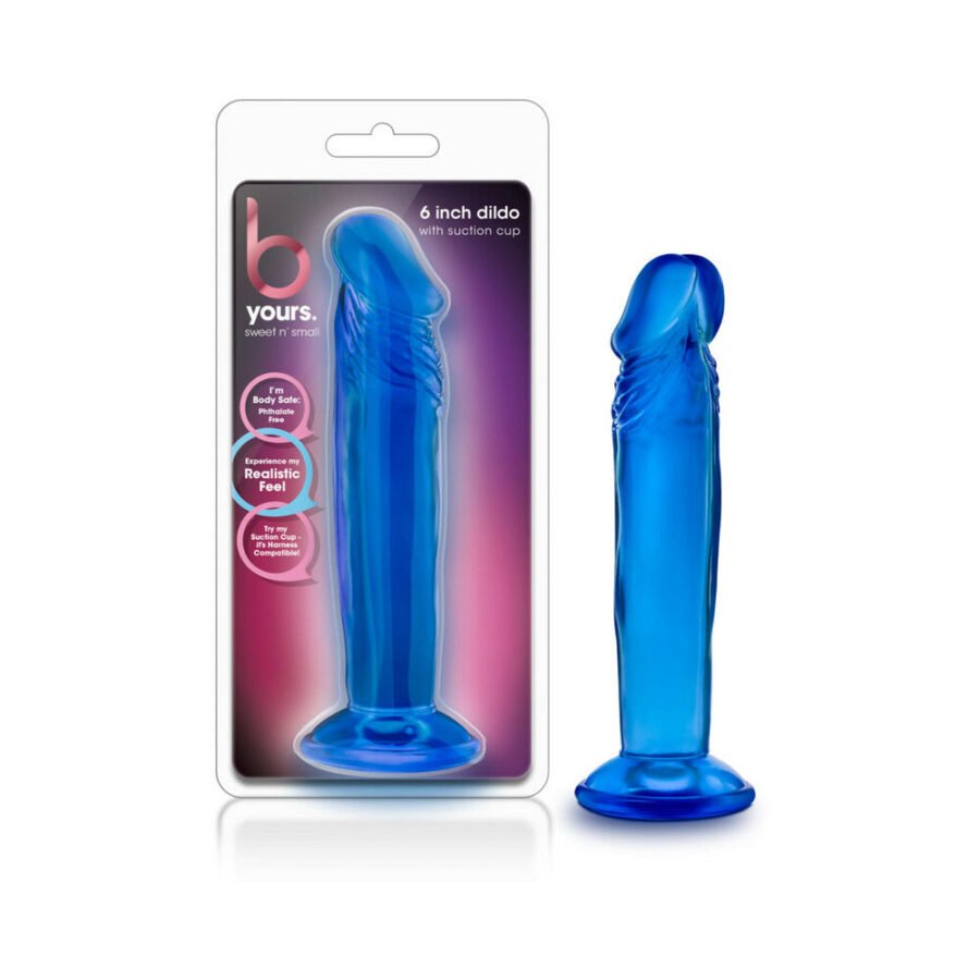 B Yours Sweet n” Small 6 in. Dildo Blue