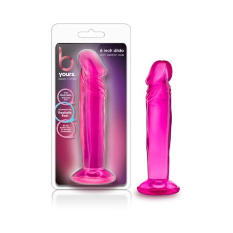 B Yours Sweet n” Small 6 in. Dildo Pink