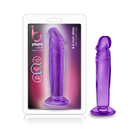B Yours Sweet n” Small 6.5 in. Dildo Purple
