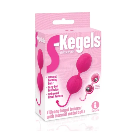 The 9”s S-Kegel Silicone Kegel Balls Pink