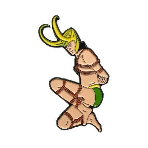 Geeky & Kinky God of Mischief Enamel Pin