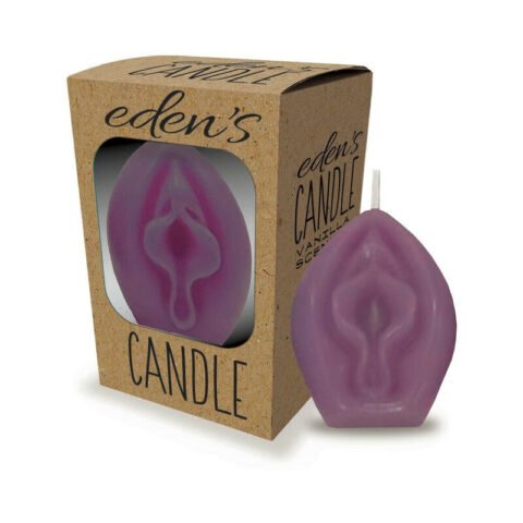 Eden”s Vagina Candle Eggplant
