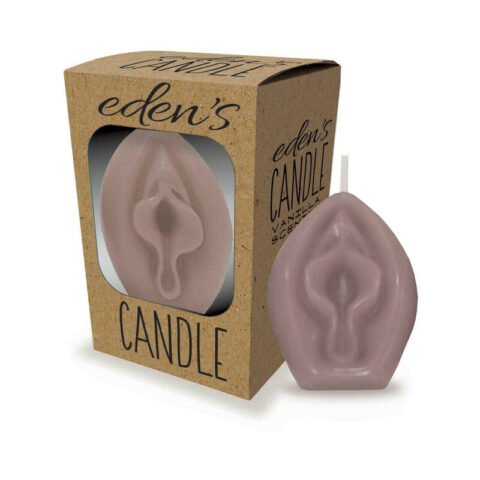 Eden”s Vagina Candle Taupe