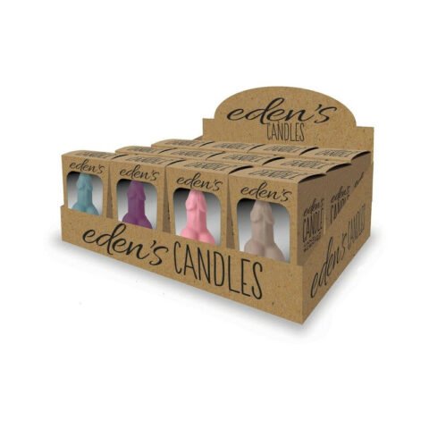 Eden”s Penis Candles 12-Piece Display