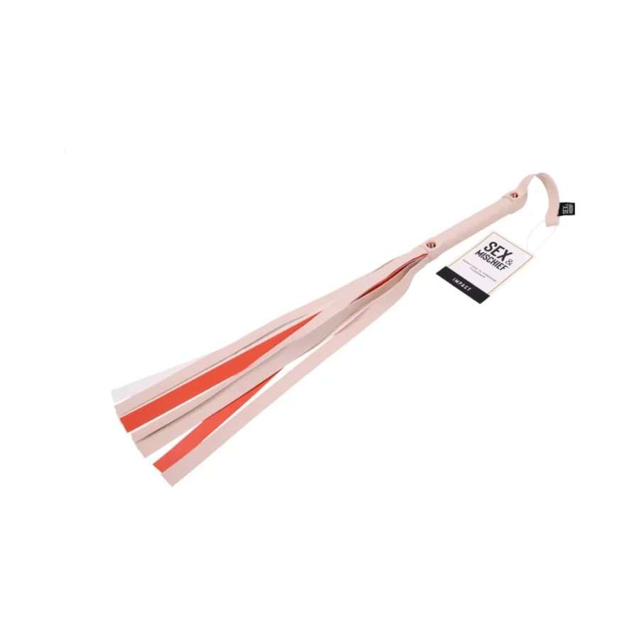 Sportsheets Sex & Mischief Peaches ”n CreaMe Stripe Flogger