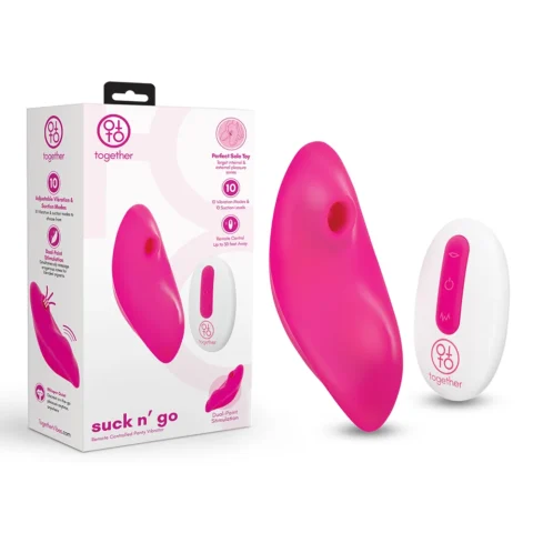 Together Couples Suck N” Go Pink