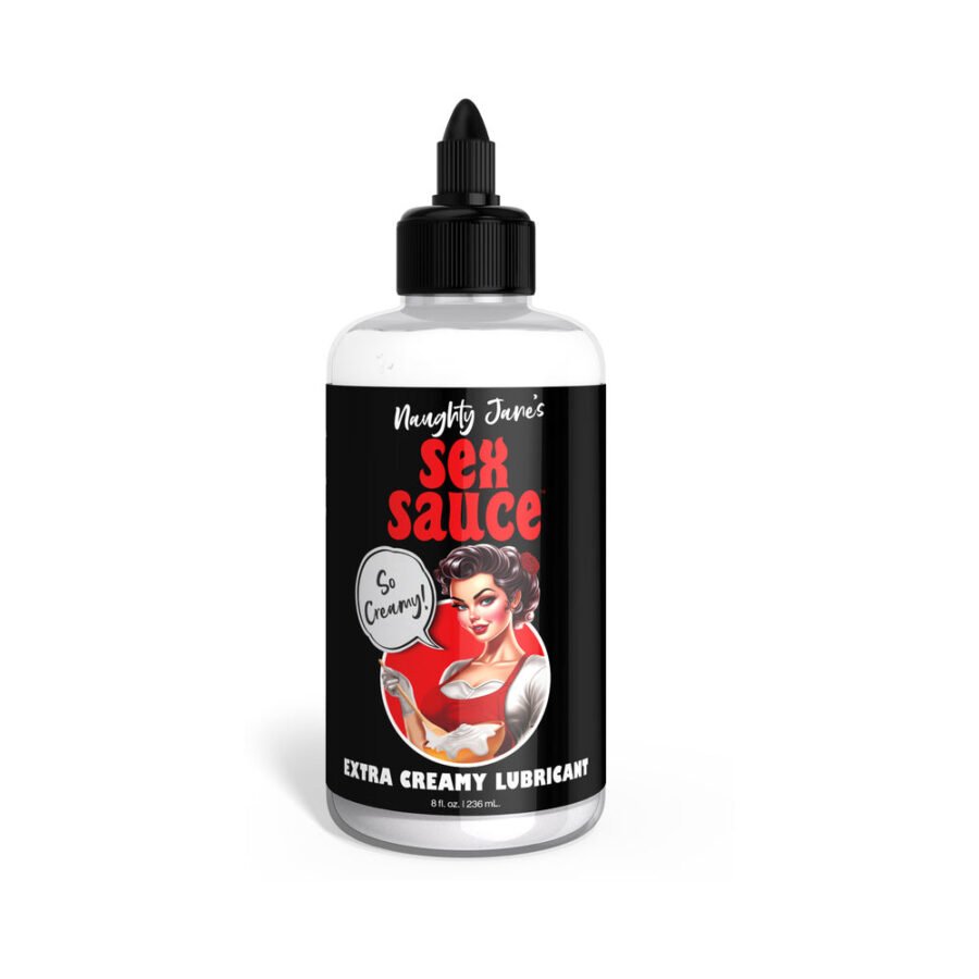 Naughty Jane”s Sex Sauce Extra Creamy Lubricant 8 oz.