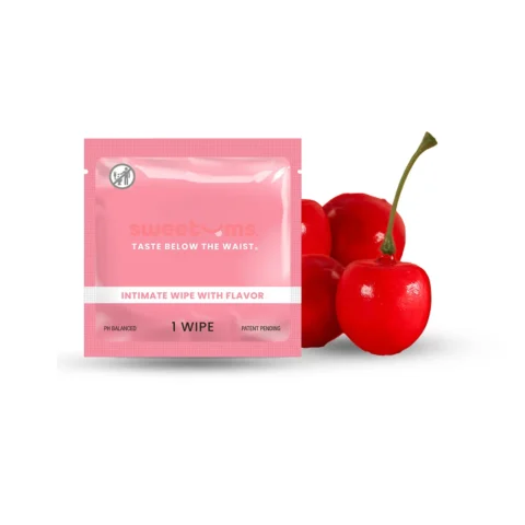 Sweetums Intimate Wipes Cherry Individual