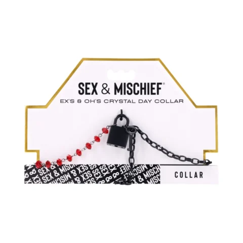 Sportsheets Sex & Mischief Ex”s & Oh”s Crystal Day Collar