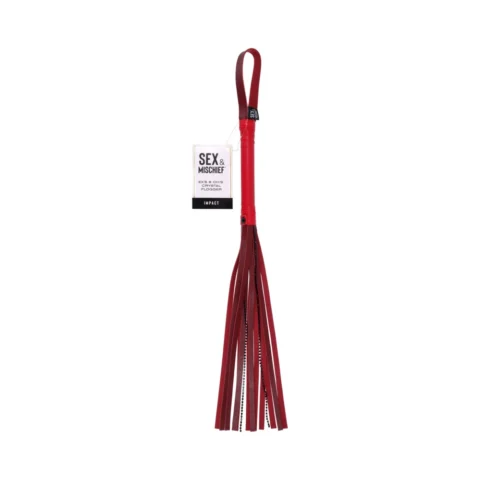 Sportsheets Sex & Mischief Ex”s & Oh”s Crystal Flogger