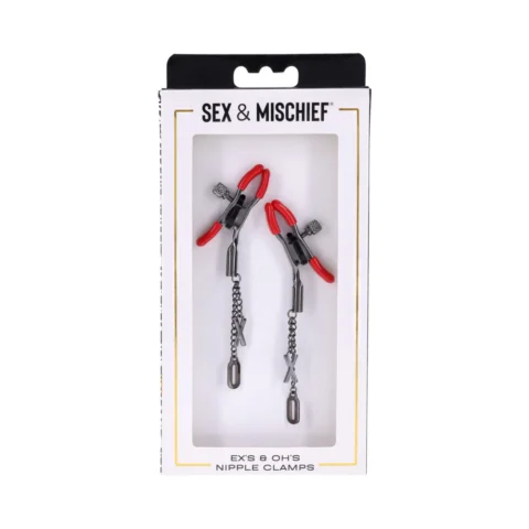 Sportsheets Sex & Mischief Ex”s & Oh”s Nipple Clamps