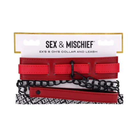 Sportsheets Sex & Mischief Ex”s & Oh”s Collar and Leash