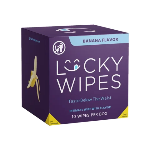 Sweetums Lucky Wipes Banana Flavor 10-Pack