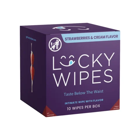 Sweetums Lucky Wipes Strawberries & Cream Flavor 10-Pack