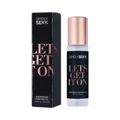 Simply Sexy Pheromone Perfume Oil Roll-On Let”s Get It On 0.34 oz.