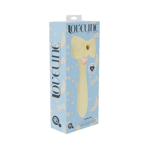 LoveLine Darling AirTapTech Rechargeable Vibrator Yellow