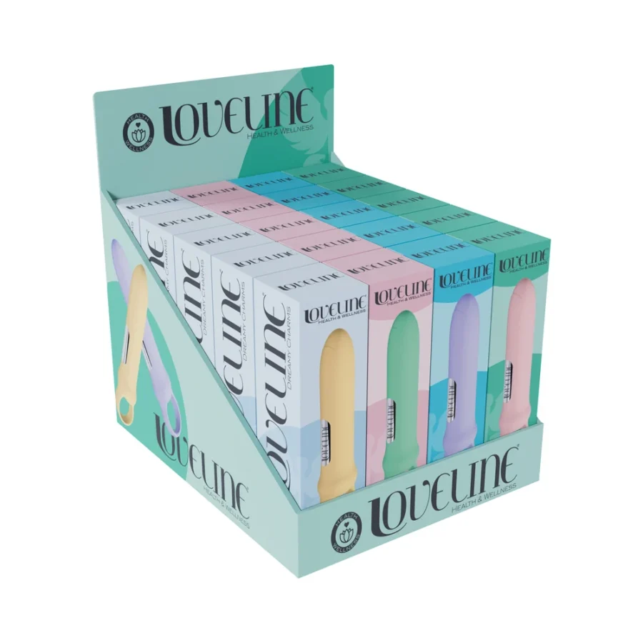 LoveLine Harmony Loop Grip Vibe Liquid Silicone 20-Piece Display