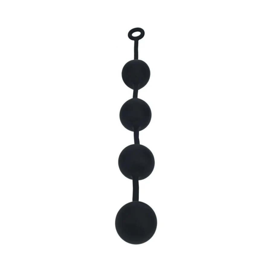 LEVELZ Round Silicone Anal Balls XXLarge 60 mm Black