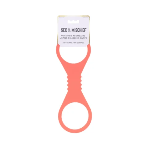 Sportsheets Sex & Mischief Peaches ”n CreaMe Large Silicone Cuffs