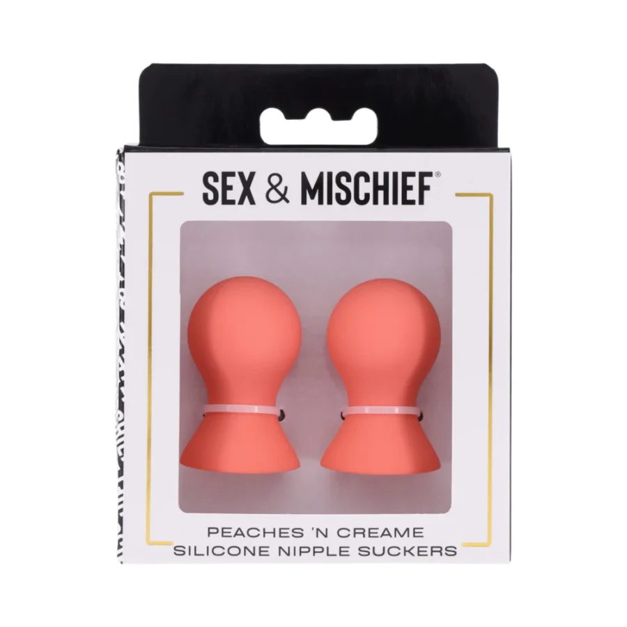 Sportsheets Sex & Mischief Peaches ”n CreaMe Silicone Nipple Suckers