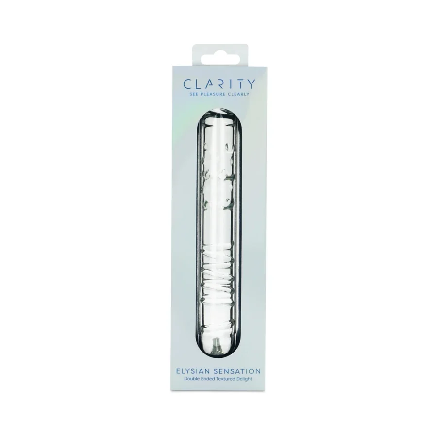 Clarity Elysian Sensation Glass Dildo