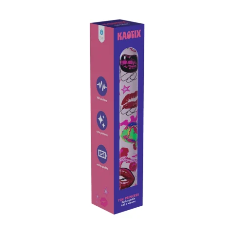SLI Kaotix Y2K Princess Rechargeable Vibrator Powder Pink