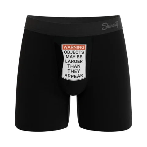 Shinesty The Rear View Size Warning Ball Hammock Pouch Underwear M