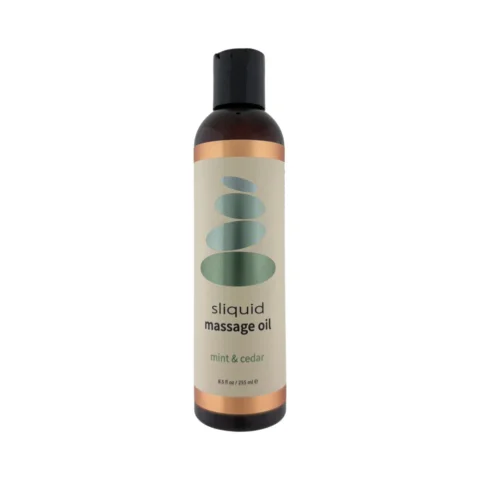 Sliquid Massage Oil Mint & Cedar 8.5 oz.