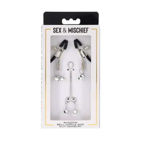 Sportsheets Sex & Mischief Shadow Bell Nipple and Clit Jewelry