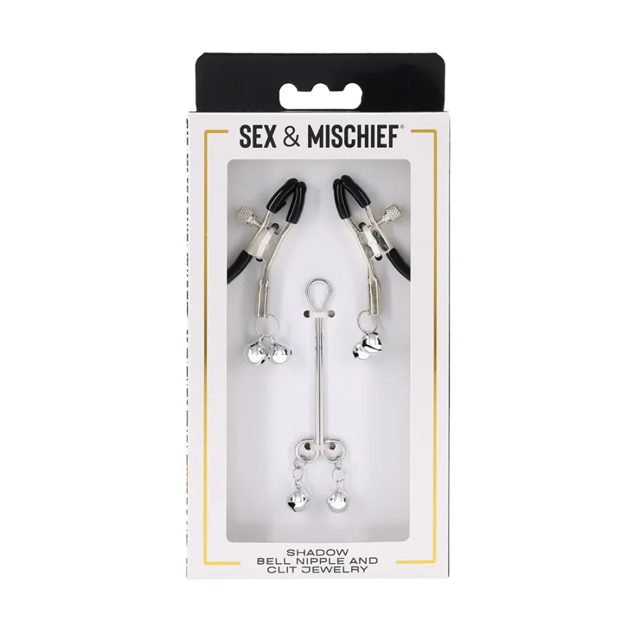 Sportsheets Sex & Mischief Shadow Bell Nipple and Clit Jewelry