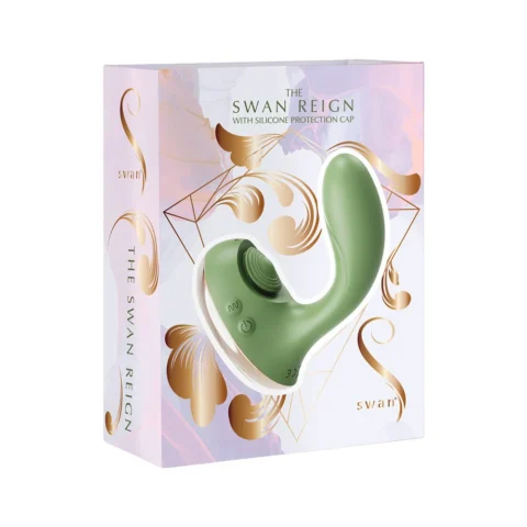 Swan Reign Dual Stimulator Green