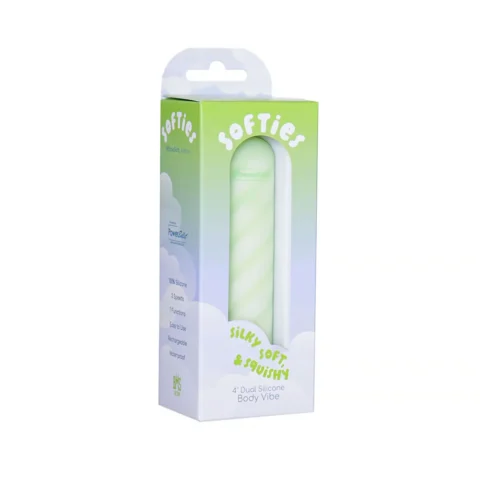 Softies Dual Layer Bullet 4 in. Green