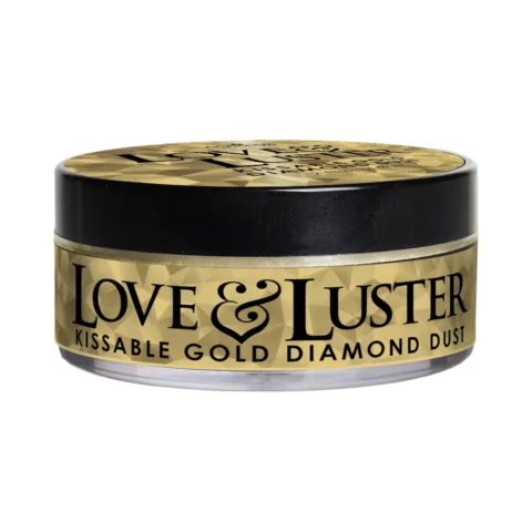 Sensuva Love & Luster Kissable Diamond Dust 2 oz. Jar Gold