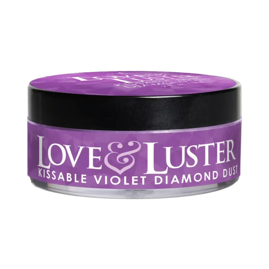 Sensuva Love & Luster Kissable Diamond Dust 2 oz. Jar Violet